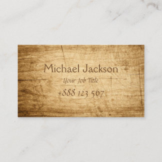 Classic Wooden Pirates Style Business Card