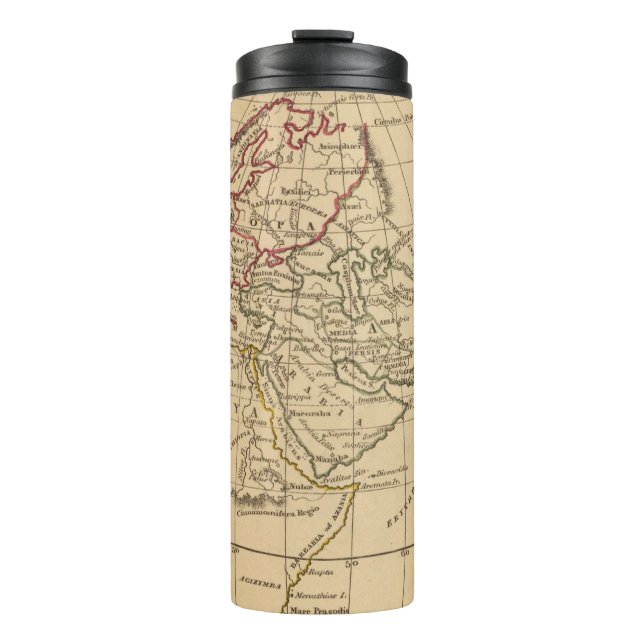 Classic World Map Thermal Tumbler (Front)