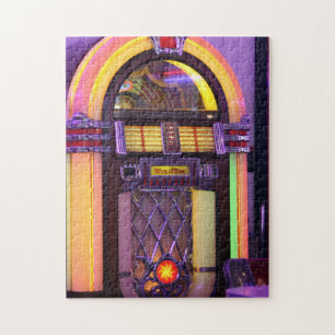 Classic Wurlitzer Jukebox Jigsaw Puzzle