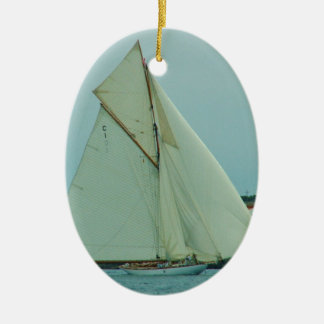 Classic Yacht Mariquita Ceramic Ornament