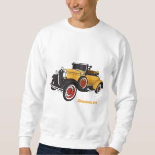 Classic yellow car 1931 sweatshirt