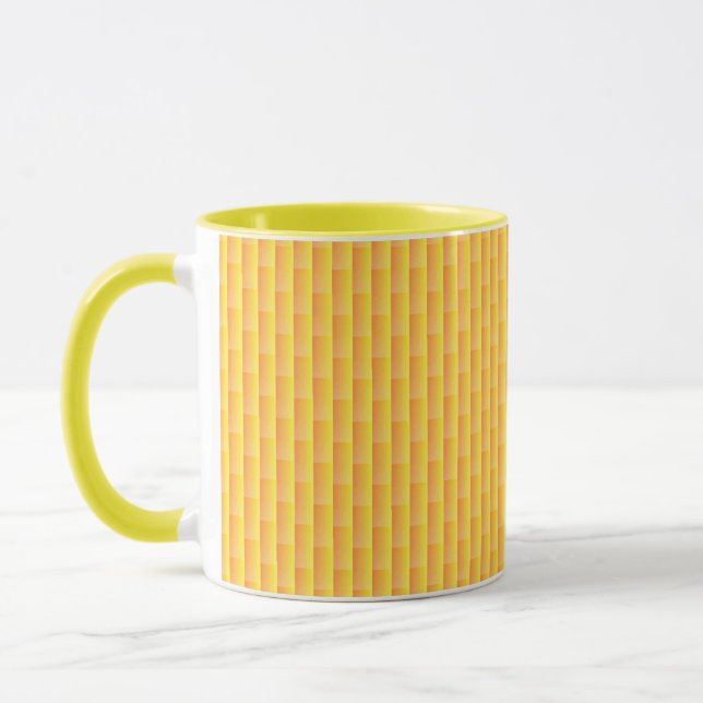 Classic Yellow pattern Mug (Left)