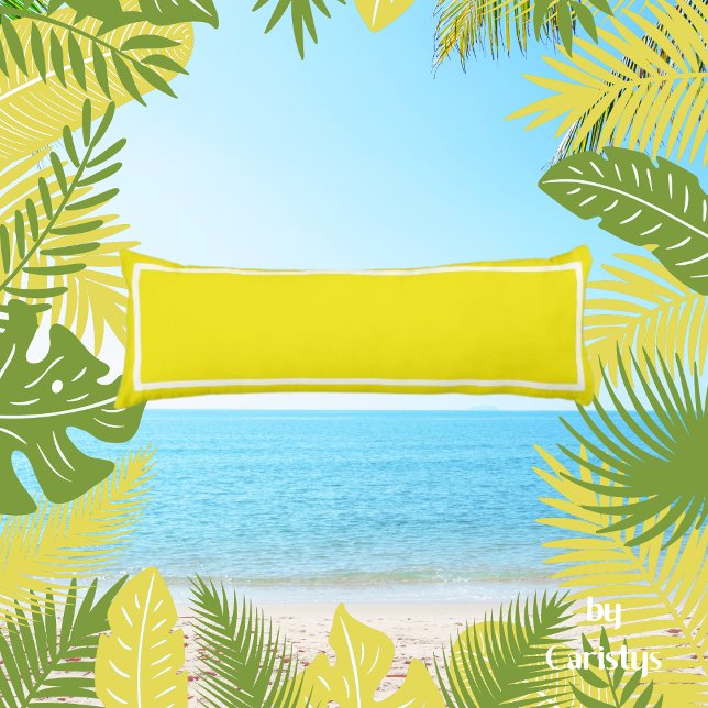 Classic Yellow with White Trim  Body Pillow (Creator Uploaded)