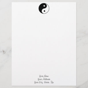 Classic Yin Yang Letterhead