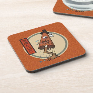 Classic Yokai Karakasa-obake- Japanese Folklore Coaster