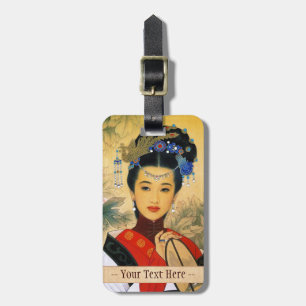 Classic young beautiful chinese princess Guo Jin Luggage Tag