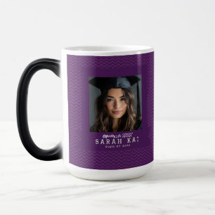 Classic Zigzag Pattern Mom Graduation Gift Magic Mug