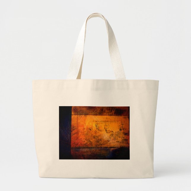 Classical Abstract Artwork Large Tote Bag (Front)