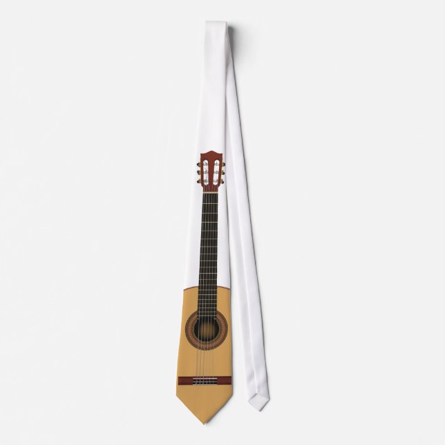 Classical Acoustic Guitar Tie (Front)