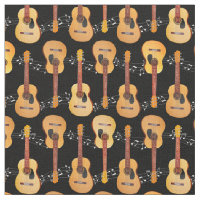 Classical Acoustic Guitars Music Notes on Black