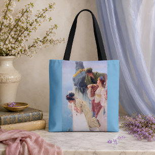 Classical Alma-Tadema Vintage Aesthetic Romantic  Tote Bag