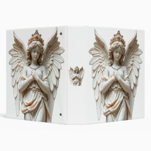 Classical Angel Statue in Pastel Binder