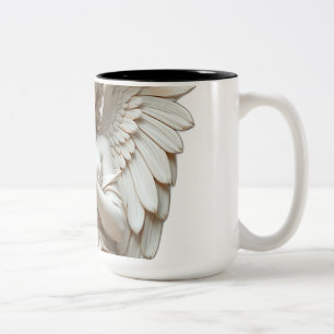Classical Angel Statue in Pastel Two-Tone Coffee Mug