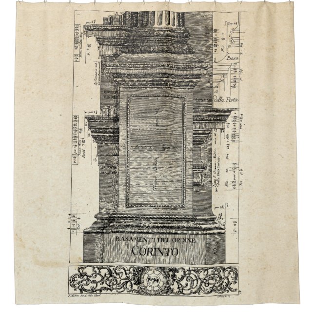 Classical Architecture, Corinthian Column 1725 (Front)