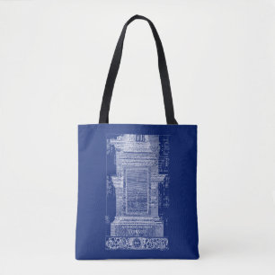 Classical Architecture, Corinthian Column 1725 Tote Bag
