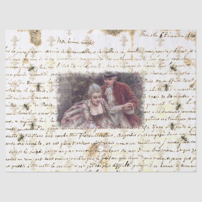 Classical Art Ephemera Tissue Paper (Front)