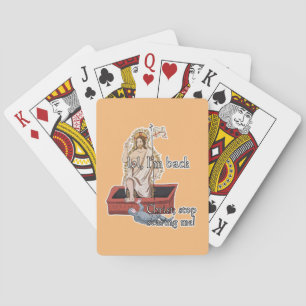Classical art meme : Christ, stop scaring me Playing Cards