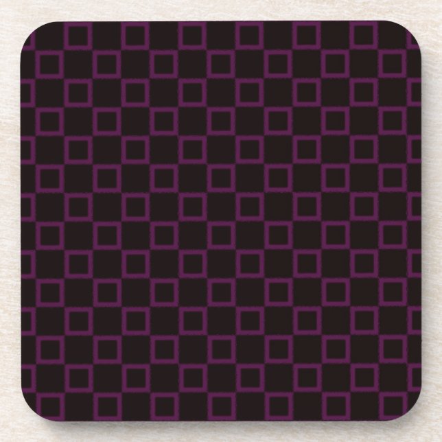 Classical brown cherry Cork Coaster (Front)