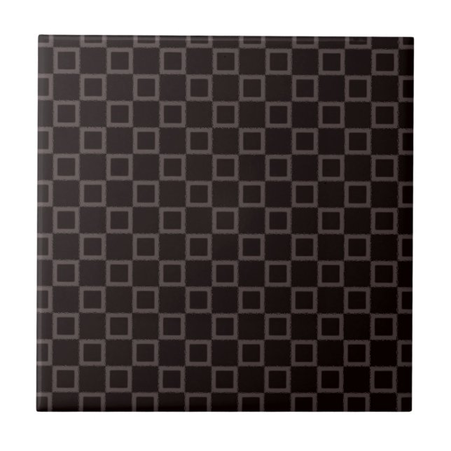 Classical brown chocolate Tile (Front)