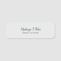 Classical Calligraphy Elegant Plain Simple Grey