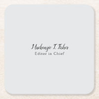 Classical Calligraphy Elegant Plain Simple Grey