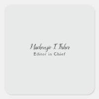 Classical Calligraphy Elegant Plain Simple Grey