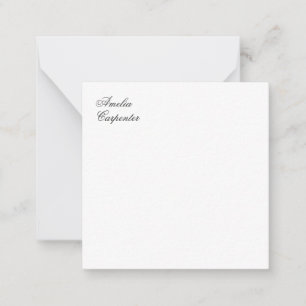 Classical Calligraphy Minimalist Professional Card