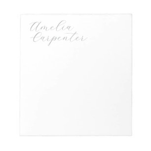 Classical Calligraphy Minimalist Professional Notepad