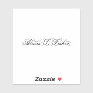 Classical Calligraphy Script Plain Simple White
