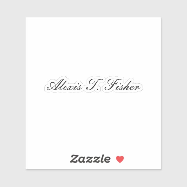 Classical Calligraphy Script Plain Simple White (Sheet)