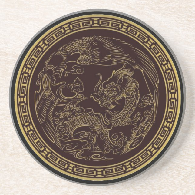 Classical Chinese Dragon Coaster (Front)