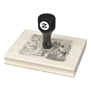 Classical Christian Art Rubber Stamp
