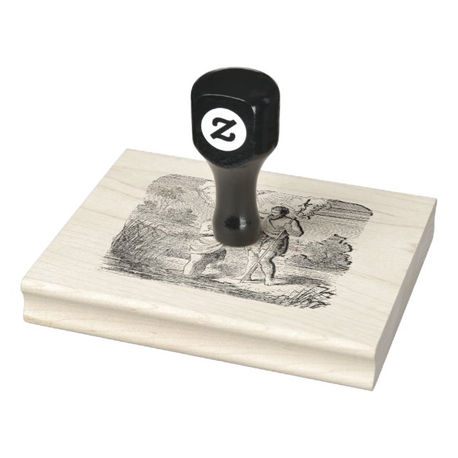 Classical Christian Art Rubber Stamp (Stamp)