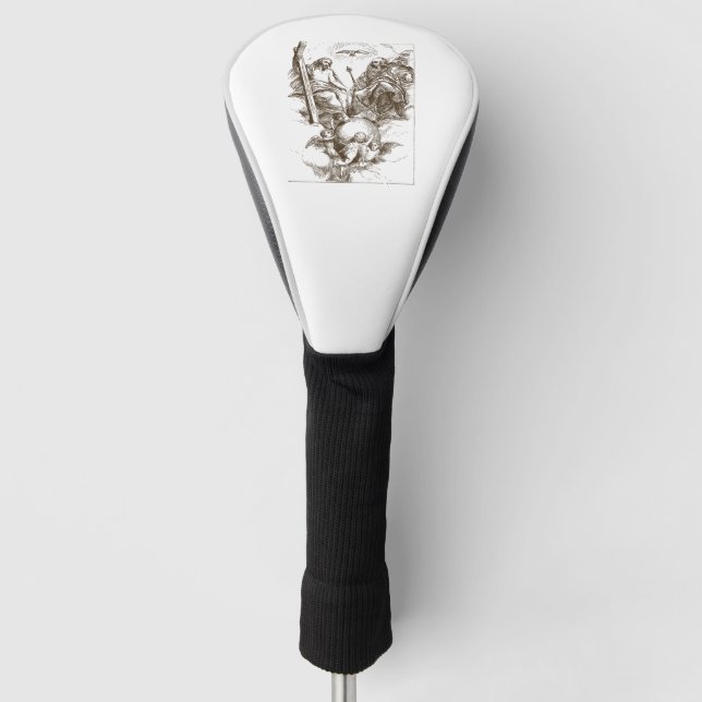 Classical Christian Scene Golf Head Cover (Front)