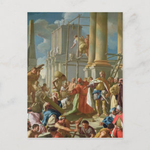 Classical Construction Scene Postcard