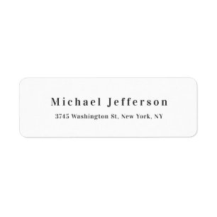 Classical Creative Trendy Black & White Minimalist