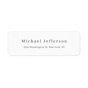 Classical Creative Trendy Black & White Minimalist
