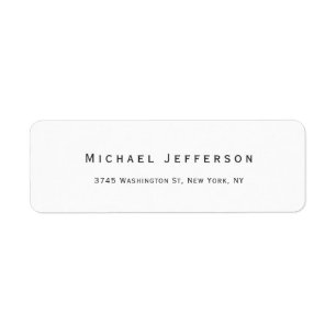 Classical Creative Trendy Black & White Minimalist