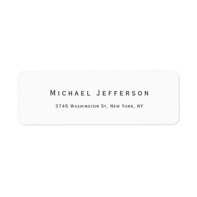 Classical Creative Trendy Black & White Minimalist (Front)