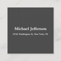 Classical Creative Trendy Dark Grey & White