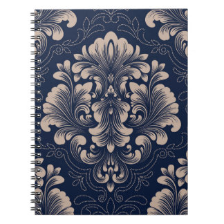 Classical Damask Seamless Victorian Texture Notebook