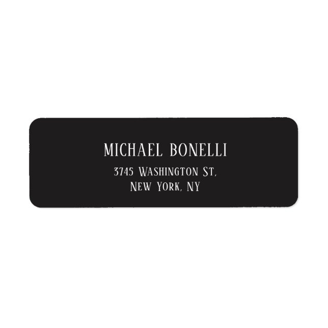 Classical Dark Grey Elegant Serif Font Minimalist (Front)