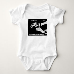 Classical Dashboard drummer wear Baby Bodysuit