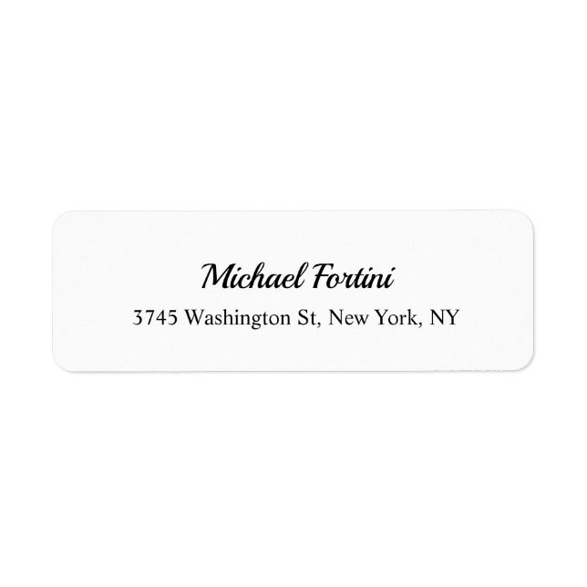 Classical Elegant Minimalist Exclusive Plain (Front)