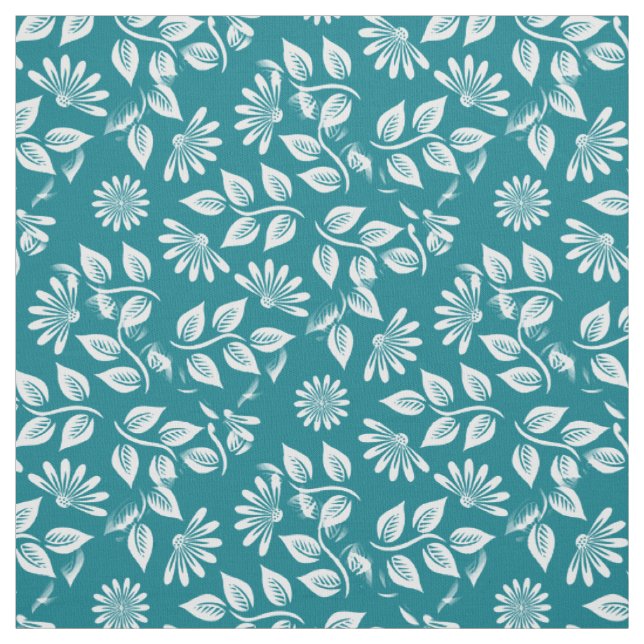 Classical Floral Pattern - Pick your colour! - Fab Fabric (Swatch)
