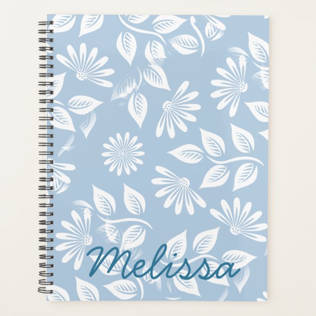 Classical Floral Pattern - Pick your colour! - Planner (Front)