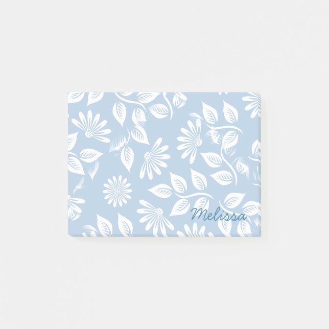 Classical Floral Pattern - Pick your colour! - Post-it Notes (Front)