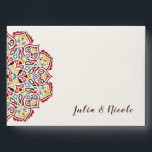 Classical Geometric Mandala Pattern Wedding Envelope<br><div class="desc">Beautiful Invitation to celebrate Special occasions and festivals comes with digital and E-invitation as per your request. We would love to replicate our designs to make multiple products like rsvp cards, labels envelopes, and more. Customization is available for ready to print on request at info@shamaurcreatif@gmail.com. Look Forward to hearing from...</div>
