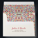 Classical Geometric Mandala Pattern Wedding Envelope<br><div class="desc">Beautiful Invitation to celebrate Special occasions and festivals comes with digital and E-invitation as per your request. We would love to replicate our designs to make multiple products like rsvp cards, labels envelopes, and more. Customization is available for ready to print on request at info@shamaurcreatif@gmail.com. Look Forward to hearing from...</div>