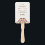 Classical Geometric Mandala Pattern Wedding Hand Fan<br><div class="desc">Beautiful Invitation to celebrate Special occasions and festivals comes with digital and E-invitation as per your request. We would love to replicate our designs to make multiple products like rsvp cards, labels envelopes, and more. Customization is available for ready to print on request at info@shamaurcreatif@gmail.com. Look Forward to hearing from...</div>
